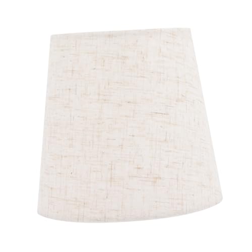 Yardenfun Stoff Lampenschirm Lampenfassung Kleine Tischlampe Lampenschirme Aus Leinenstoff Deckenleuchte Lampenabdeckung Für Nachttisch Wandleuchte Und Schreibtischlampe Weiches Licht von Yardenfun