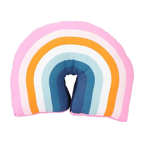 Yardenfun Regenbogenkissen Gefülltes Kuschelkissen in Regenbogenform Kreatives Kinderspielzeug Für Zuhause Kinderzimmer Sofa Bürodekoration von Yardenfun