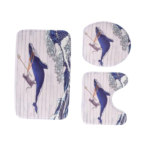 Yardenfun Teiliges Japanische Badematte mit Kreativem Muster Weiche rutschfeste Badezimmer Toilettenbodenmatte Waschbare Duschvorleger Stilvoller Schutz für Zuhause Yardenfun Teiliges Japanische Badematte mit Kreativem Muster Weiche rutschfeste Badezimmer Toilettenbodenmatte Waschbare Duschvorleger Stilvoller Schutz für Zuhause von Yardenfun