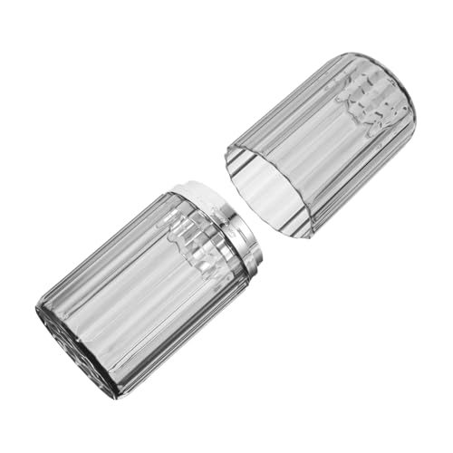 Yardenfun Tragbares Abnehmbares Zahnbürstenetui mit Zahnpasta Mundspiegel aufbewahrung Hygienische Kunststoffbox für Schule Camping Geschäftsreisen und Reisen von Yardenfun