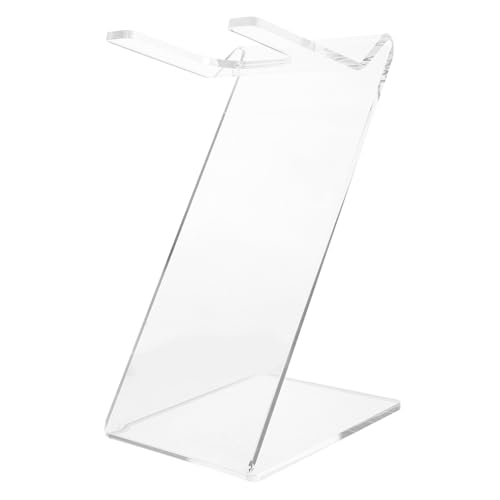 Yardenfun Transparenter Haartrocknerhalter für Badezimmer Theken Stabiler Haartrockner Ständer Platzsparend und Langlebig Geeignet für Zuhause Hotel Apartment von Yardenfun