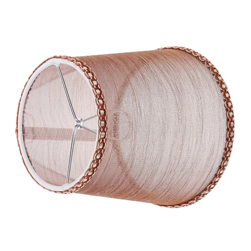 Yardenfun Transparenter Pvc gauze Lampenschirm Kleiner Lampenschirm für Tischlampe Vielseitiger Leuchtenschirm für Schlafzimmer Wohnzimmer und Wandmontage Leichtes Robustes Design von Yardenfun