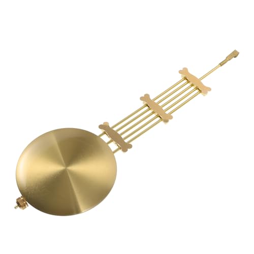 Yardenfun Pendeluhr Ersatzpendel Metall Langlebiges Uhrenpendel für Wanduhr Präzises für Selbstgemacht Uhrmacher Elegantes Design Kompatibel mit Verschiedenen Uhren von Yardenfun