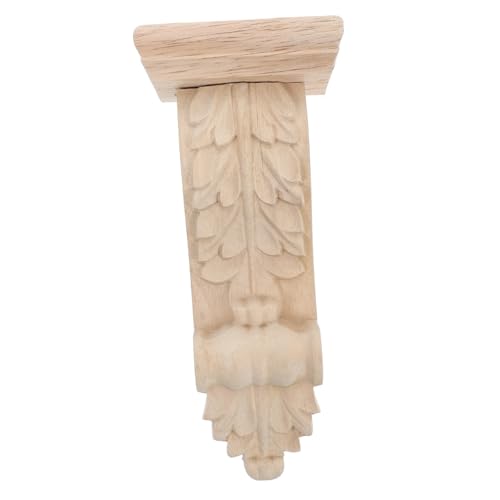 Yardenfun Unlackierte Holzgeschnitzte Applikationen Europäisches Design Rom Säulen Eckornamente Vielseitige Holzverzierungen für Möbel Wand Hotel und Gewerberaum von Yardenfun