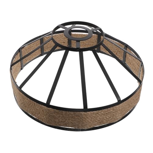 Yardenfun Vintage Deckenlampe mit Draht Lampenschirm Industrielle Pendelleuchte für Esszimmer Rustikales Design Fassung Yardenfun Vintage Deckenlampe mit Draht Lampenschirm Industrielle Pendelleuchte für Esszimmer Rustikales Design Fassung von Yardenfun