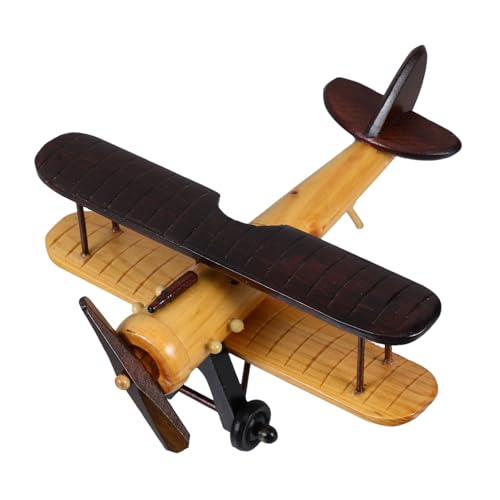 Yardenfun Vintage Holzflugzeug Modell Ornament Retro Segelflugzeug aus Holz Einzigartiges Design Handgefertigte Deko für Büro Wohnzimmer Schreibtisch Sammlerstück Stilvolle Raumdekoration Yardenfun Vintage Holzflugzeug Modell Ornament Retro Segelflugzeug aus Holz Einzigartiges Design Handgefertigte Deko für Büro Wohnzimmer Schreibtisch Sammlerstück Stilvolle Raumdekoration von Yardenfun