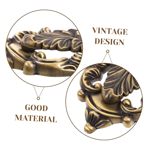Yardenfun Vintage Möbelgriff Türgriff aus Metall Europäisches Design mit Geschnitzter Verzierung Robust und Langlebig Geeignet für Schranktüren Kommoden und Dekorativ für Villa und Haustür von Yardenfun