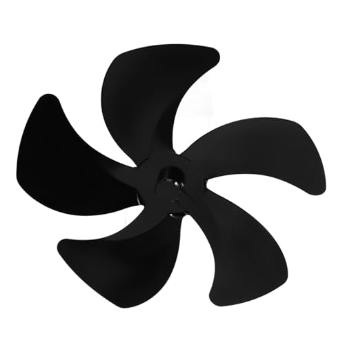 Yardenfun Wärmebetriebener Kaminventilator aus Aluminium Leiser Stromloser Holzofenlüfter für Effiziente Wärmeverteilung in Wohnzimmer Schlafzimmer und Camping von Yardenfun