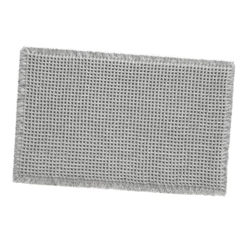 Yardenfun Waschbarer Badteppich mit Quasten Saugfähige rutschfeste Badezimmermatte Weicher Badvorleger für Trockene Böden Langlebiger und Schnell Trocknender Badteppich Yardenfun Waschbarer Badteppich mit Quasten Saugfähige rutschfeste Badezimmermatte Weicher Badvorleger für Trockene Böden Langlebiger und Schnell Trocknender Badteppich von Yardenfun