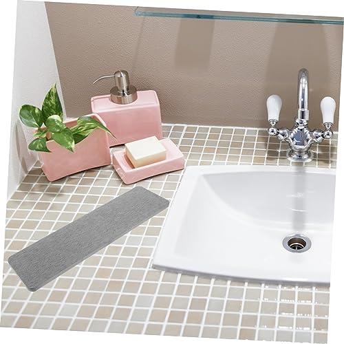 Yardenfun Wasserabsorbierende Diatomit Matte Schnelltrocknende Kieselgur Unterlage für Bad Waschbecken und Küchenarbeitsplatte Langlebiges Reißfestes Leichtes Saugkissen Dunkles Yardenfun Wasserabsorbierende Diatomit Matte Schnelltrocknende Kieselgur Unterlage für Bad Waschbecken und Küchenarbeitsplatte Langlebiges Reißfestes Leichtes Saugkissen Dunkles von Yardenfun