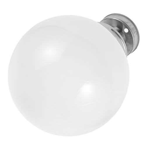 Yardenfun Wasserdichter Lampenschirm für Außenleuchten Kugelförmiger Ersatz für Gartenlampen und Zäune Edelstahlbasis Durchmesser für Außenbeleuchtung von Yardenfun
