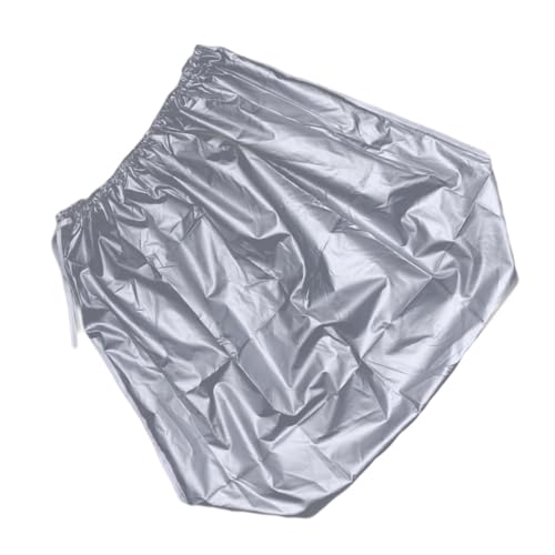 Yardenfun Wasserdichter Staubschutz Klimaanlagen Abdeckung Outdoor Silberne Polyester Air Conditioner Cover Uv Beständig Schützt Außeneinheit vor Regen Hitzereflektierend Einfach zu Reinigen von Yardenfun