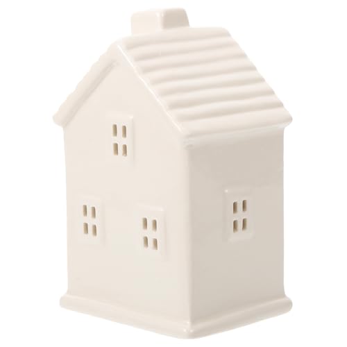 Yardenfun Weihnachtliches Keramikhaus mit Beleuchtung Dekoratives Ornament für Tisch und Regal S Weihnachtsdeko für Wohnräume Partys und Yardenfun Weihnachtliches Keramikhaus mit Beleuchtung Dekoratives Ornament für Tisch und Regal S Weihnachtsdeko für Wohnräume Partys und von Yardenfun