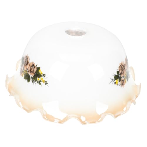 Yardenfun Weißer Lampenschirm aus Hochwertigem Glas Langlebiger Ersatz für Kleine Nachttischlampen Einfache Montage Stilvoller Lichtschutz für Schlafzimmer und Wohnzimmer Yardenfun Weißer Lampenschirm aus Hochwertigem Glas Langlebiger Ersatz für Kleine Nachttischlampen Einfache Montage Stilvoller Lichtschutz für Schlafzimmer und Wohnzimmer von Yardenfun
