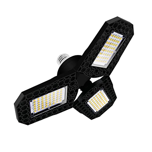 Yardenfun 60w Deformationslampe Für Garagen Deckenleuchte Mit Drei Verstellbaren Flügeln Energiesparend Für Werkstätten Lagerhäuser Und Büros Warmweißes Licht Abdeckung Yardenfun 60w Deformationslampe Für Garagen Deckenleuchte Mit Drei Verstellbaren Flügeln Energiesparend Für Werkstätten Lagerhäuser Und Büros Warmweißes Licht Abdeckung von Yardenfun
