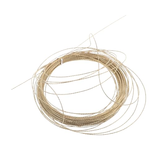 Yardenfun Werkzeuge zum Entfernen von Glas Fräser-Autoreparaturwerkzeug hängender Messingdraht Windschutzscheibe -Rissreparatur Kit zum Ausbau der Frontscheibe Stahldraht Golden von Yardenfun