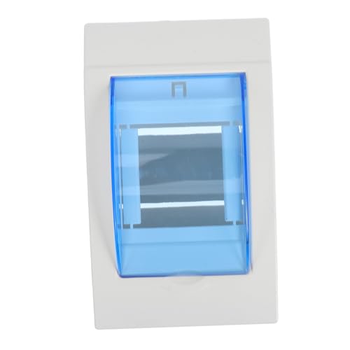Yardenfun Wetterfeste Abs Elektro verteilerbox mit Transparenter Abdeckung und Belüftungsschlitzen UV beständig Sicherer Schutz für Stromzähler Geeignet für Außen Innenbereich von Yardenfun