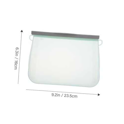 Yardenfun Wiederverwendbarer Silikon frischebeutel Mittlere Bpa frei Auslaufsicher Luftdicht Gemüse Obst Aufbewahrung Kühlschrank Tasche mit Verbessertem Verschluss und Rutschfestem Design von Yardenfun