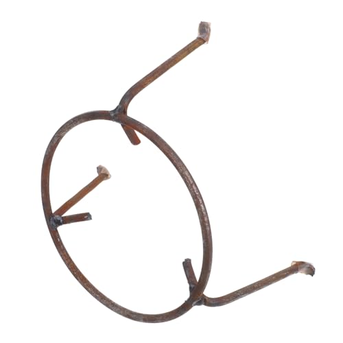 Yardenfun Wokständer aus Verschleißfestem Dreibeiniges Camping Kochgestell Stabiler Feuerstellen Halter für Outdoor Tragbar und Vielseitig für Gasherde und Wokpfannen von Yardenfun