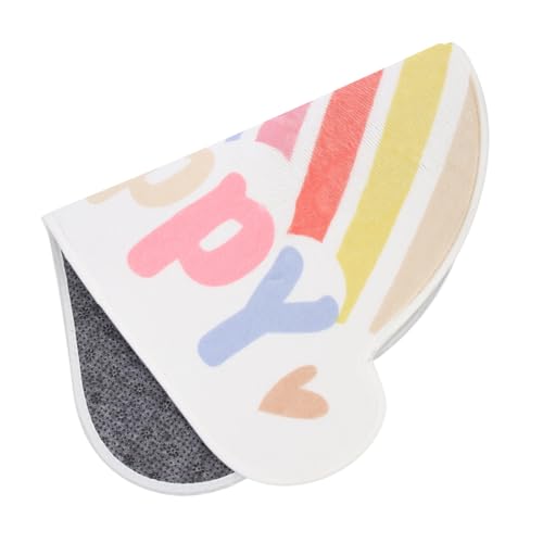 Yardenfun rutschfeste Badezimmermatte mit Regenbogen Design Weiche Saugfähige Polyester fußmatte Atmungsaktiv Langlebig Rutschfester Bodenbelag für Bad Küche und Büro Yardenfun rutschfeste Badezimmermatte mit Regenbogen Design Weiche Saugfähige Polyester fußmatte Atmungsaktiv Langlebig Rutschfester Bodenbelag für Bad Küche und Büro von Yardenfun