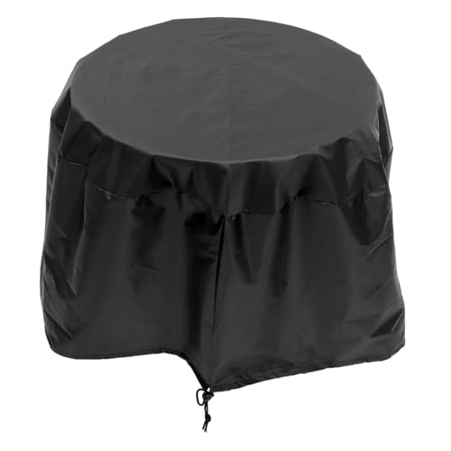 Yardenfun wasserdichte Grillabdeckung Winddicht Uv-Schutz Grillhaube für Garten BBQ Schutzhaube Leicht Praktisch für Outdoor Grillgeräte Schwarz von Yardenfun