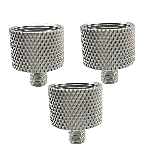 Yardwe 1 Satz Mikrofon Schrauben Adapter Weiblich Männlich Für Mikrofon Ständer Und Klemmen Silber Langlebig Rutschfeste Oberfläche Einfach Zu Handhaben 3 Stücke Yardwe 1 Satz Mikrofon Schrauben Adapter Weiblich Männlich Für Mikrofon Ständer Und Klemmen Silber Langlebig Rutschfeste Oberfläche Einfach Zu Handhaben 3 Stücke von Yardwe