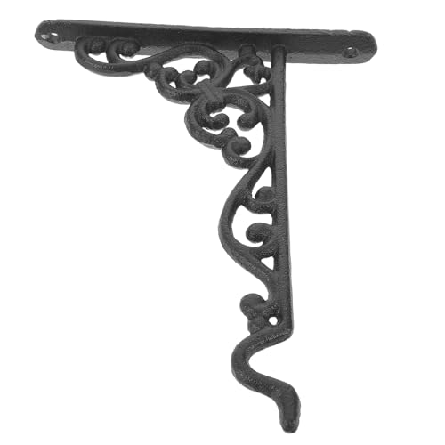 Yardwe 1 Set Metall Pflanzenhaken mit Schrauben und Muttern Dekorative Wandaufhänger Hängeklammern für Blumenkörbe Vogelfutterspender Schwarz Yardwe 1 Set Metall Pflanzenhaken mit Schrauben und Muttern Dekorative Wandaufhänger Hängeklammern für Blumenkörbe Vogelfutterspender Schwarz von Yardwe