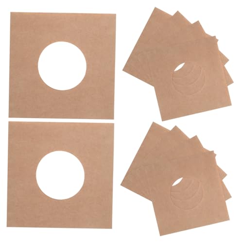 Yardwe 10 Stück Kraftpapier Hüllen für Vinylplatten Schutzhüllen mit Belüftungsloch Aufbewahrung für Schallplatten Effiziente Organisation und Ersatzlösungen Yardwe 10 Stück Kraftpapier Hüllen für Vinylplatten Schutzhüllen mit Belüftungsloch Aufbewahrung für Schallplatten Effiziente Organisation und Ersatzlösungen von Yardwe