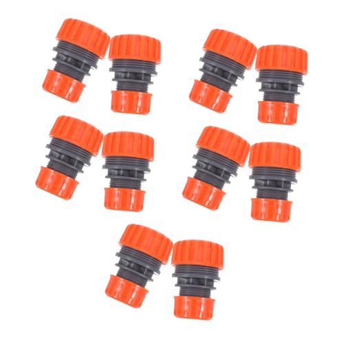 Yardwe 10 Stück Schnellanschlussadapter für Gartenschläuche Robuste Kunststoffverbinder für Wasserleitungen für Außenbereich Yardwe 10 Stück Schnellanschlussadapter für Gartenschläuche Robuste Kunststoffverbinder für Wasserleitungen für Außenbereich von Yardwe