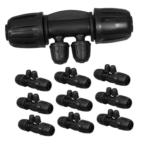 Yardwe 10 Stück Tropfbewässerungsanschluss Schlauchsplitter Bewässerungsarmaturen-kit Tropfbewässerungskupplungsanpassungen Tropfsystemkupplungen Stachelbärte Sperren Schwarz Yardwe 10 Stück Tropfbewässerungsanschluss Schlauchsplitter Bewässerungsarmaturen-kit Tropfbewässerungskupplungsanpassungen Tropfsystemkupplungen Stachelbärte Sperren Schwarz von Yardwe