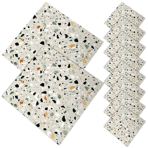 Yardwe 10 Stücke Fliesen Aufkleber Wasserfeste Aufkleber Dekorative Aufkleber Für Fliesen Selbstklebende Wandaufkleber PVC Terrazzo Ziegel Yardwe 10 Stücke Fliesen Aufkleber Wasserfeste Aufkleber Dekorative Aufkleber Für Fliesen Selbstklebende Wandaufkleber PVC Terrazzo Ziegel von Yardwe