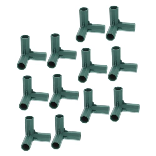 Yardwe 12 Stück Gewächshausrahmenanschluss Verbindungsrohre unterstützt gemeinsamer Stecker Rohrbeschläge -Gewächshausbeschläge Stabanschluss Kunststoff Gebäudeteile pp Grün Yardwe 12 Stück Gewächshausrahmenanschluss Verbindungsrohre unterstützt gemeinsamer Stecker Rohrbeschläge -Gewächshausbeschläge Stabanschluss Kunststoff Gebäudeteile pp Grün von Yardwe