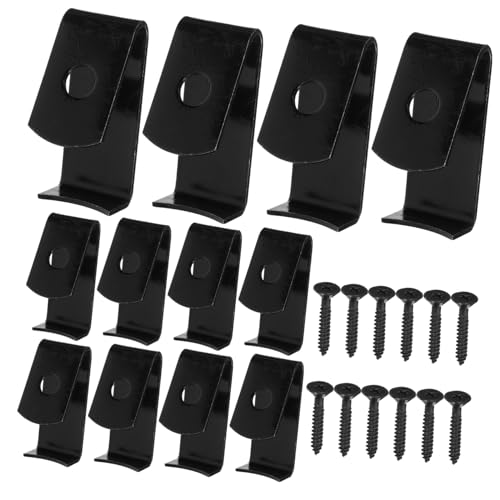 Yardwe 12 Stück Teiliges Metall Pflanzhalter Wandhalterung mit Robusten Clips Terrakottafest Verformungsresistent Vielseitig Einsetzbar für Hängende Blumentöpfe im Außenbereich Schwarz Yardwe 12 Stück Teiliges Metall Pflanzhalter Wandhalterung mit Robusten Clips Terrakottafest Verformungsresistent Vielseitig Einsetzbar für Hängende Blumentöpfe im Außenbereich Schwarz von Yardwe