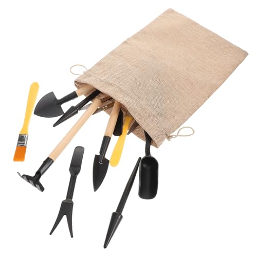 Yardwe 15 Stück Mini Gartenwerkzeug Set Teiliges Tragbares Werkzeugset für Pflanzenpflege für Umtopfen Jäten und Gießen Robuste Materialien für Drinnen und Draußen Geeignet von Yardwe
