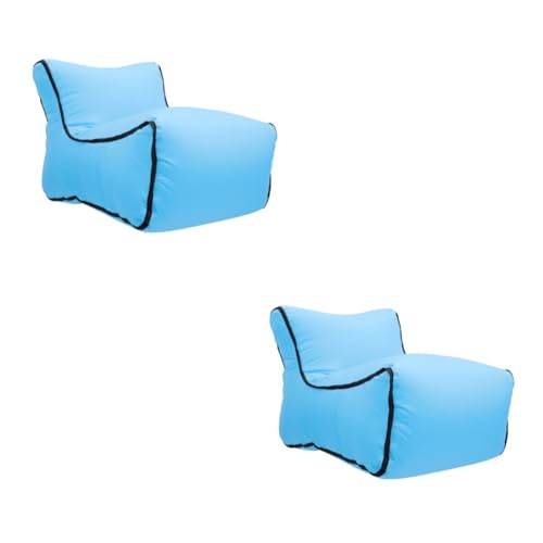 Yardwe 2 STK Aufblasbares Sofa Aufblasbare Liege Liegekissen Für Gartenmöbel Aufblasbarer Stuhl Strandliegen Sofasessel Einlagiges Luftfahrt-Fallschirm-nylonmaterial Draussen Reisen Yardwe 2 STK Aufblasbares Sofa Aufblasbare Liege Liegekissen Für Gartenmöbel Aufblasbarer Stuhl Strandliegen Sofasessel Einlagiges Luftfahrt-Fallschirm-nylonmaterial Draussen Reisen von Yardwe