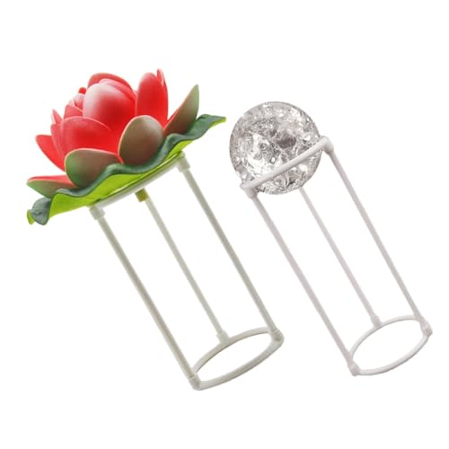 Yardwe Lotus Outdoor Rack – 2er-Pack Spritzschutz Für Luftbefeuchter – Kunststoffabdeckung Für Wasserfall-luftbefeuchter – Schnelle Installation von Yardwe