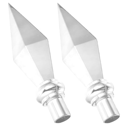 Yardwe 2 Stück Aluminium Fahnenmast Topper Wetterfester Flaggenmastkopf Ersatz Elegantes Outdoor flagpole Zubehör aus Robustem Aluminiumlegierung Dekorativ für Garten und Büro Yardwe 2 Stück Aluminium Fahnenmast Topper Wetterfester Flaggenmastkopf Ersatz Elegantes Outdoor flagpole Zubehör aus Robustem Aluminiumlegierung Dekorativ für Garten und Büro von Yardwe