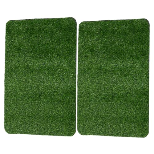 Yardwe 2 Stück Kunstrasen Fußmatte Realistische Grasmatte für Eingangsbereich Vielseitige Doormat für und Außenbereich für Terrasse Garten oder Veranda Yardwe 2 Stück Kunstrasen Fußmatte Realistische Grasmatte für Eingangsbereich Vielseitige Doormat für und Außenbereich für Terrasse Garten oder Veranda von Yardwe