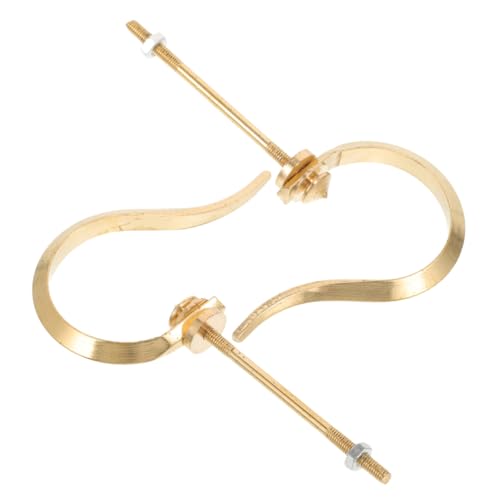 Yardwe 2 Stück Messing Vogelkäfig Haken Aufhängung für Verschiedene Käfiggrößen Wetterbeständig und Sicher für Vögel für und Außendekoration Yardwe 2 Stück Messing Vogelkäfig Haken Aufhängung für Verschiedene Käfiggrößen Wetterbeständig und Sicher für Vögel für und Außendekoration von Yardwe