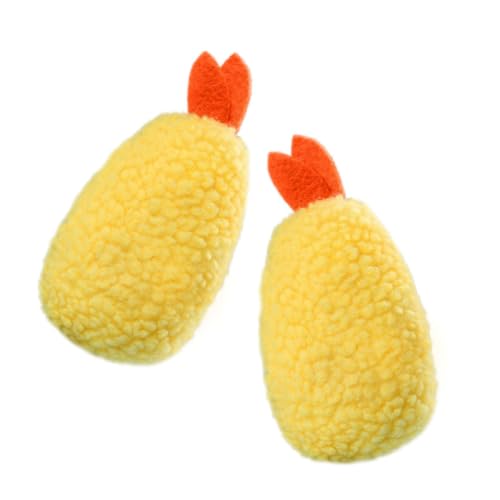 Yardwe 2 Stück Plüsch Kauspielzeug für Katzen und Hunde Quietschendes Haustierspielzeug Form Gebratener Garnelenbeine Interaktives Zahnschonendes zur Beschäftigung und Stressabbau Yardwe 2 Stück Plüsch Kauspielzeug für Katzen und Hunde Quietschendes Haustierspielzeug Form Gebratener Garnelenbeine Interaktives Zahnschonendes zur Beschäftigung und Stressabbau von Yardwe