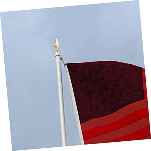 Yardwe 2 Stück Teiliges Aluminium Fahnenmast Endstück Langlebiger und Wetterfester Flaggenkopf Stabiler Flaggenmast Topper für Besprechungsräume und Vielseitige Dekoration Gold und Yardwe 2 Stück Teiliges Aluminium Fahnenmast Endstück Langlebiger und Wetterfester Flaggenkopf Stabiler Flaggenmast Topper für Besprechungsräume und Vielseitige Dekoration Gold und von Yardwe