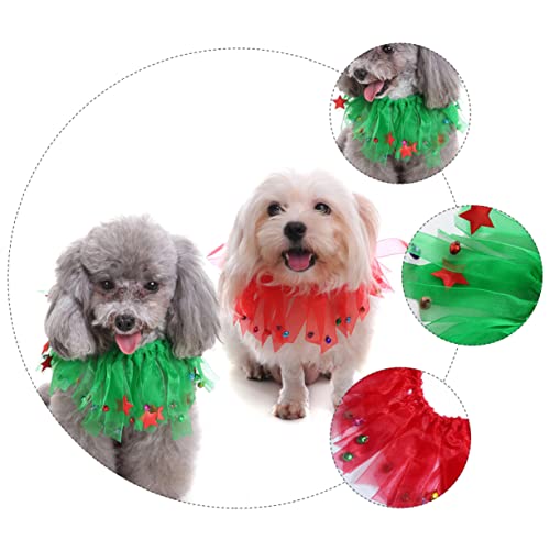 Yardwe 2 Stück Teiliges Weihnachts Hundehalsband Dekoratives Langlebiges Pet Ribbon Collar Festlicher Schmuck für Haustier Party und Alltag Passend für Kleine bis Große Hunde Yardwe 2 Stück Teiliges Weihnachts Hundehalsband Dekoratives Langlebiges Pet Ribbon Collar Festlicher Schmuck für Haustier Party und Alltag Passend für Kleine bis Große Hunde von Yardwe