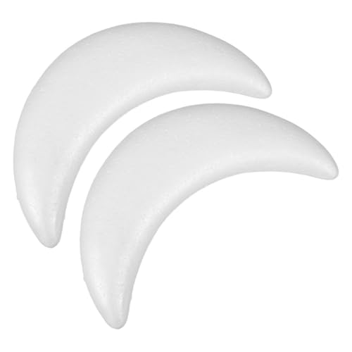 Yardwe 2stücke Mondformen Aus Polystyrolschaum Zum Selbermachen Und Bemalen Unfertige Mondornamente Für DIY-Kunst Und Partydekorationen Yardwe 2stücke Mondformen Aus Polystyrolschaum Zum Selbermachen Und Bemalen Unfertige Mondornamente Für DIY-Kunst Und Partydekorationen von Yardwe