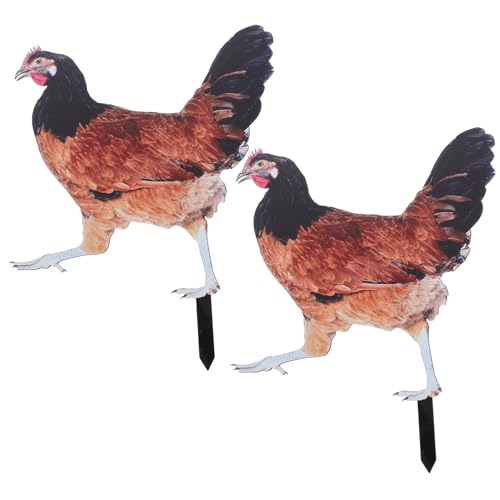 Yardwe 2 Stücke Gartenstecker Gartenfiguren Huhn Hühner Figur Gartendeko Tiere Stecker Dekofigur Acryl Garten Statue Skulptur Zaunhocker Rasen Deko Hof Dekoration Frühlingsdeko Yardwe 2 Stücke Gartenstecker Gartenfiguren Huhn Hühner Figur Gartendeko Tiere Stecker Dekofigur Acryl Garten Statue Skulptur Zaunhocker Rasen Deko Hof Dekoration Frühlingsdeko von Yardwe