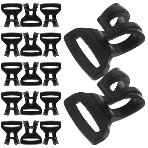 Yardwe 20 Stück Zeltstangen Clips C Haken Robustem Material Windresistent für Campingzubehör Kompatibel mit Zeltstangen Vielseitig Einsetzbar für Outdoor Zelte und Markisen von Yardwe