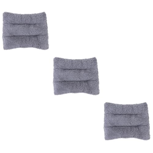 Yardwe 3 Stück Haustiermatte Hamster Warmes Heimtierbedarf Schlafmatte Winter Hamster Pad Haustierkissen von Yardwe