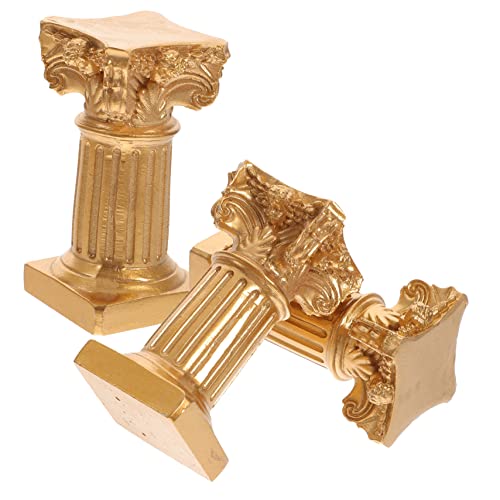 Yardwe 3 Stück Mini Römische Säulen Kerzenhalter Harz Dekorative Griechische Säule Langlebige Resin Deko für Wohnzimmer Tisch Heimdekoration Handgefertigte Skulptur Yardwe 3 Stück Mini Römische Säulen Kerzenhalter Harz Dekorative Griechische Säule Langlebige Resin Deko für Wohnzimmer Tisch Heimdekoration Handgefertigte Skulptur von Yardwe