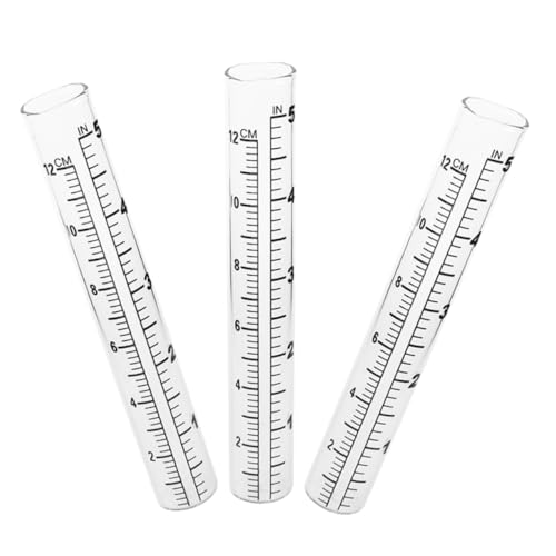 Yardwe 3 Stück Teiliges Glas Regenmesser Ersatzrohr Wetterfestes Genaues Niederschlags-messröhrchen für Garten Außenbereich Einfache Installation Professionelle Niederschlagsmessung Yardwe 3 Stück Teiliges Glas Regenmesser Ersatzrohr Wetterfestes Genaues Niederschlags-messröhrchen für Garten Außenbereich Einfache Installation Professionelle Niederschlagsmessung von Yardwe