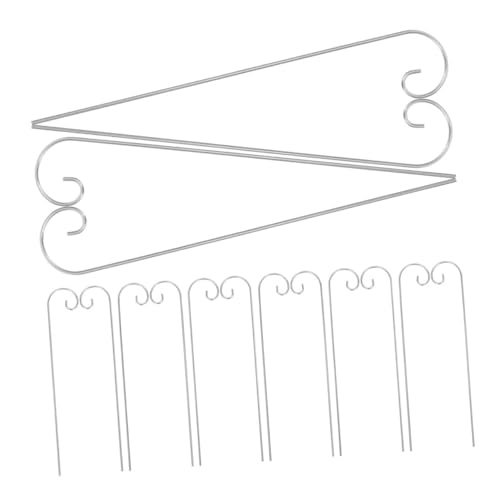 Yardwe 30 Stück Teiliges Garten Pflanzenetiketten Metall Haken Stabile und Vielseitige Shepherd Hooks für Außenbereich Einfache Installation Geeignet für Blumenbeete und Terrasse Yardwe 30 Stück Teiliges Garten Pflanzenetiketten Metall Haken Stabile und Vielseitige Shepherd Hooks für Außenbereich Einfache Installation Geeignet für Blumenbeete und Terrasse von Yardwe
