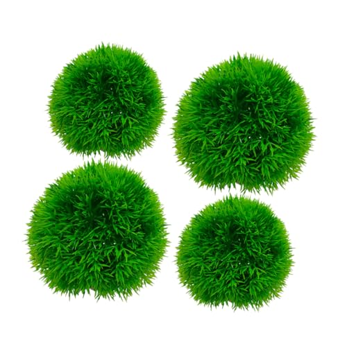 Yardwe 4 Stück Kunstpflanzen für Aquarien Realistische Wasserpflanzen Deko für Fischbecken Gestaltung von Aquarienlandschaften von Yardwe